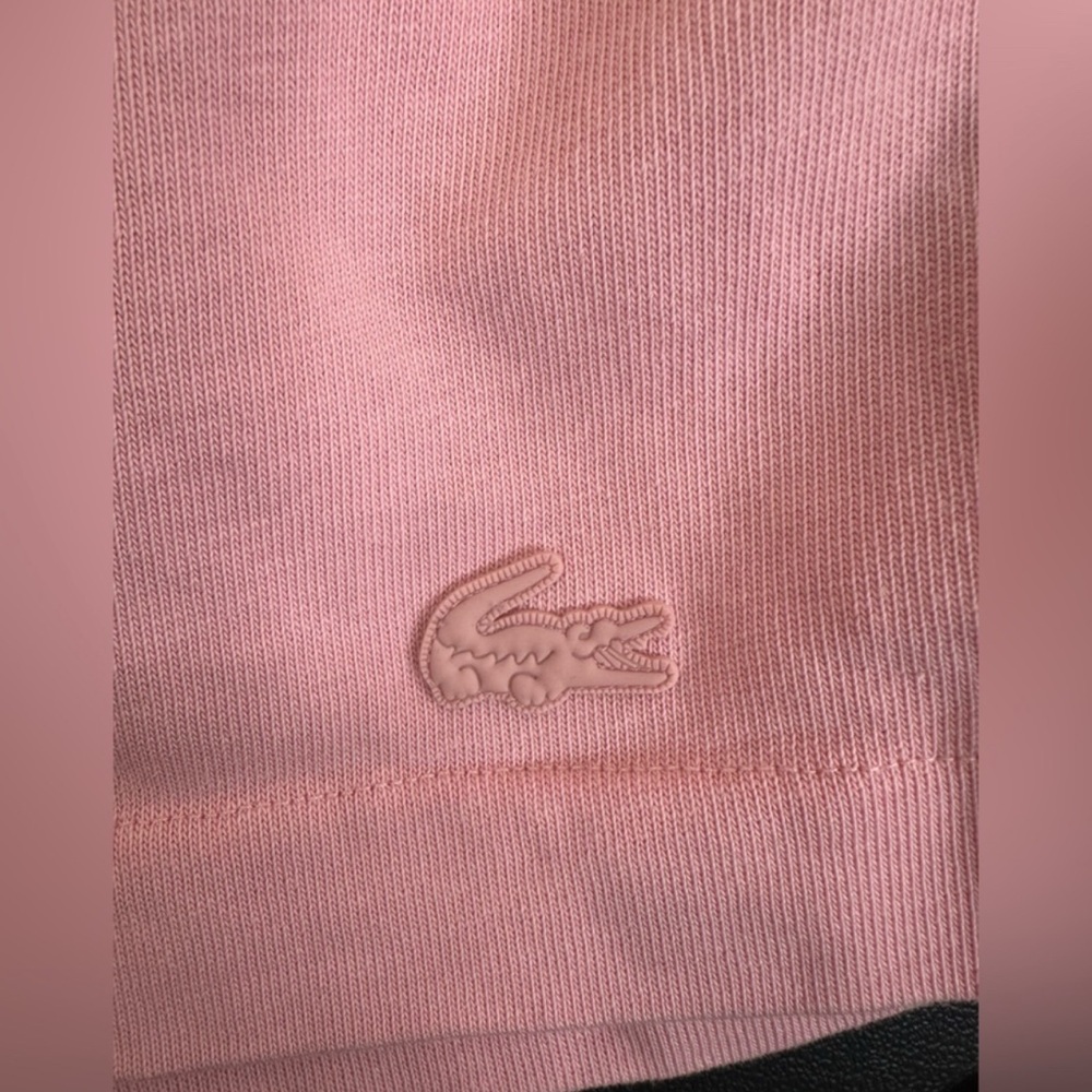 Lacoste Pink Long Sleeve Tee - Picture 3 of 5